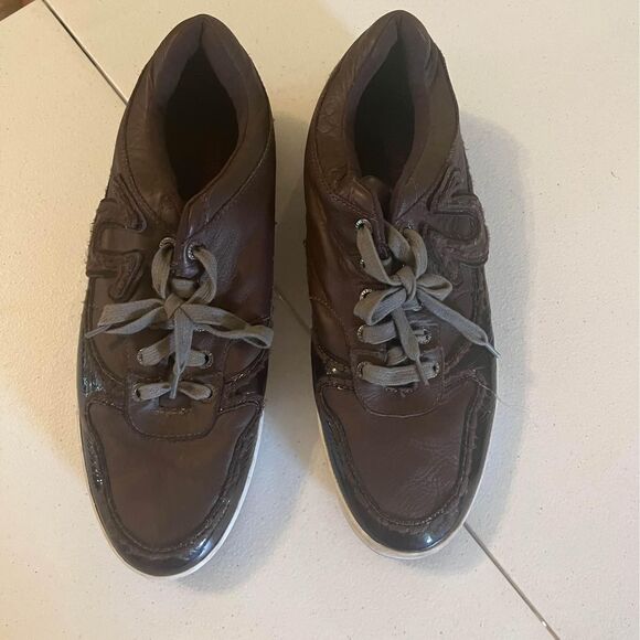 True Religion mens brown leather shoes size 10.5 - Picture 5 of 9